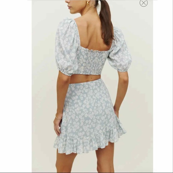 NWT Reformation 2Piece Set Dress Sinead in Sophie Size 6 - Picture 3 of 3